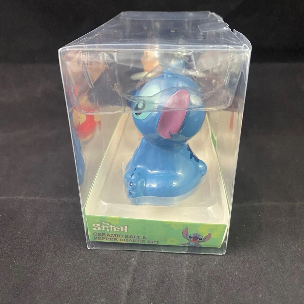 Disney Stitch and Lilo Salt & Pepper Shaker Set NIB